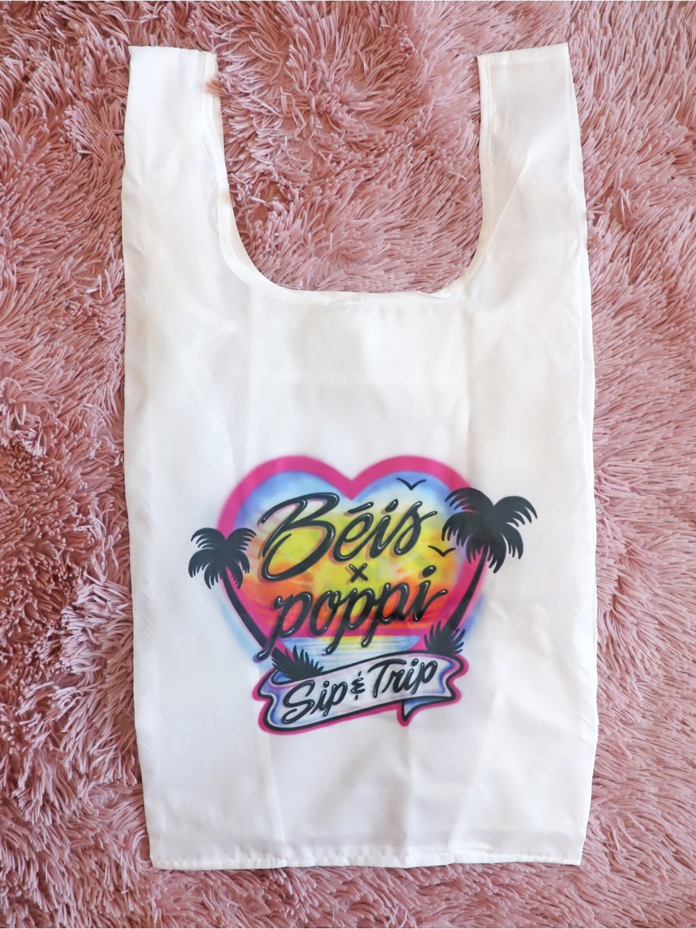Beis x Poppi Sip & Trip reusable bag